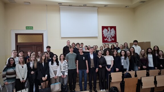 Spotkanie z sędzią Sądu Najwyższego - Bohdanem Bieńkiem na Wydziale Prawa UwB