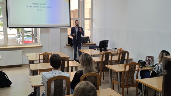 Dr Sergiy Panasyuk odbywa staż na Wydziale Prawa UwB
