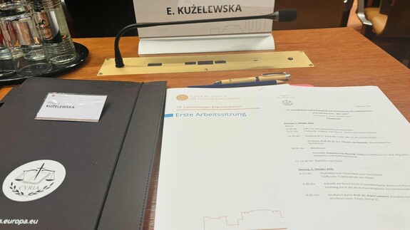 Wystąpienie prof. E. Kużelewskiej przed sędziami Trybunału Sprawiedliwości Unii Europejskiej