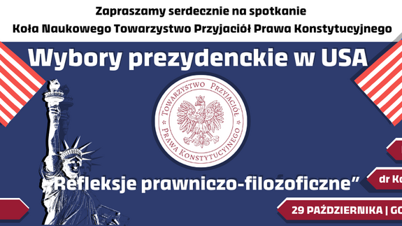 Spotkanie poświęcone wyborom prezydenckim w Stanach Zjednoczonych