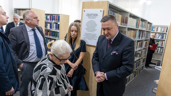 Wydziałowe uroczystości w pierwszą rocznicę śmierci dr. Sławomira Oliwniaka