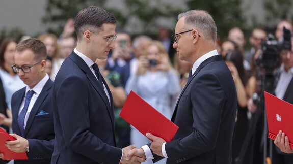 Nominacja Konstantego Kuryłowicza na asesora sądowego / foto: Kancelaria Prezydenta RP
