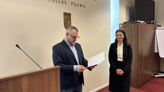 Dyplomy dla studentów najbardziej zaangażowanych w działalność wydziałowych kół naukowych