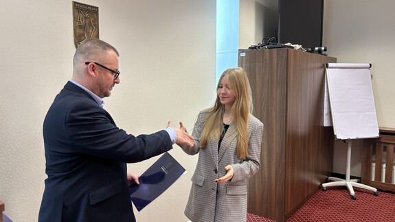 Dyplomy dla studentów najbardziej zaangażowanych w działalność wydziałowych kół naukowych