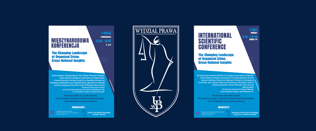 Międzynarodowa konferencja "The Changing Landscape of Organized Crime: Cross-National Insights"