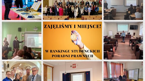 Zajęliśmy pierwsze miejsce! W rankingu studenckich poradni prawnych