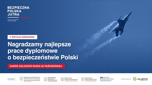 Bezpieczeństwo przyszłości rodzi się na uczelniach. Ruszyła jubileuszowa edycja Konkursu Alioth. Nabór prac tylko do 15 stycznia 2027 r.
