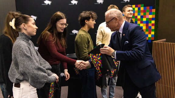 Studenci Wydziału Prawa Uniwersytetu w Białymstoku z wizytą w Urzędzie Marszałkowskim Wojew&oacute;dztwa Podlaskiego