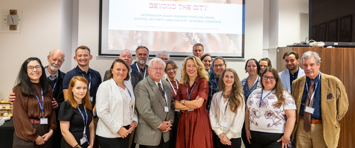 Report on the International Scientific Conference “Beyond the City: Interdisciplinary Perspectives on Crime, Justice, Security and Society in Rural Contexts”