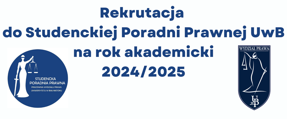 Rekrutacja uzupełniająca do Studenckiej Poradni Prawnej