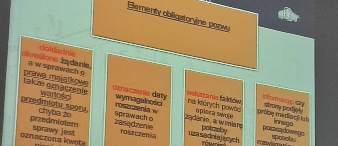 warsztaty pt. "Spory z pracodawcą. Warsztaty z pisania pozwów z zakresu prawa pracy."