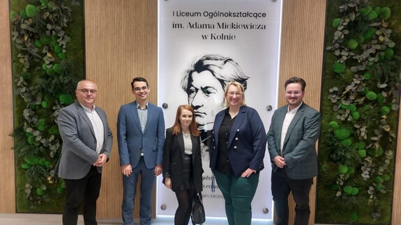 Dzień Europy w I LO w Kolnie z Wydziałem Prawa UwB