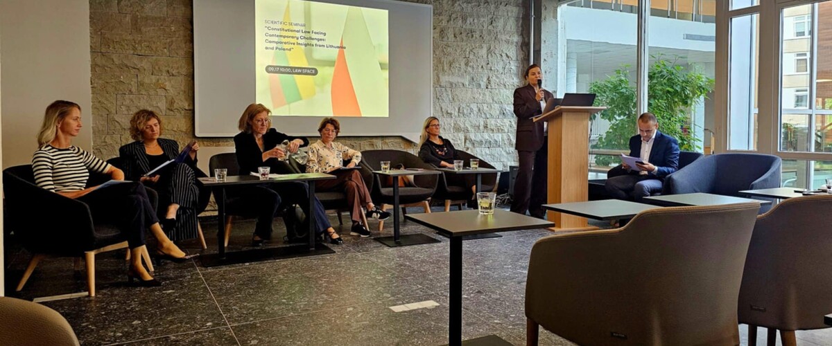 Międzynarodowe seminarium naukowe „Constitutional Law Facing Contemporary Challenges” na Wydziale Prawa Uniwersytetu Wileńskiego