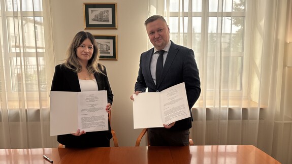Porozumienie o współpracy Uniwersytetu w Białymstoku z Wojewódzkim Biurem Geodezji