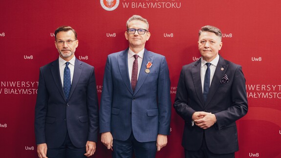 Pracownicy Wydziału Prawa UwB uhonorowani odznaczeniami państwowymi