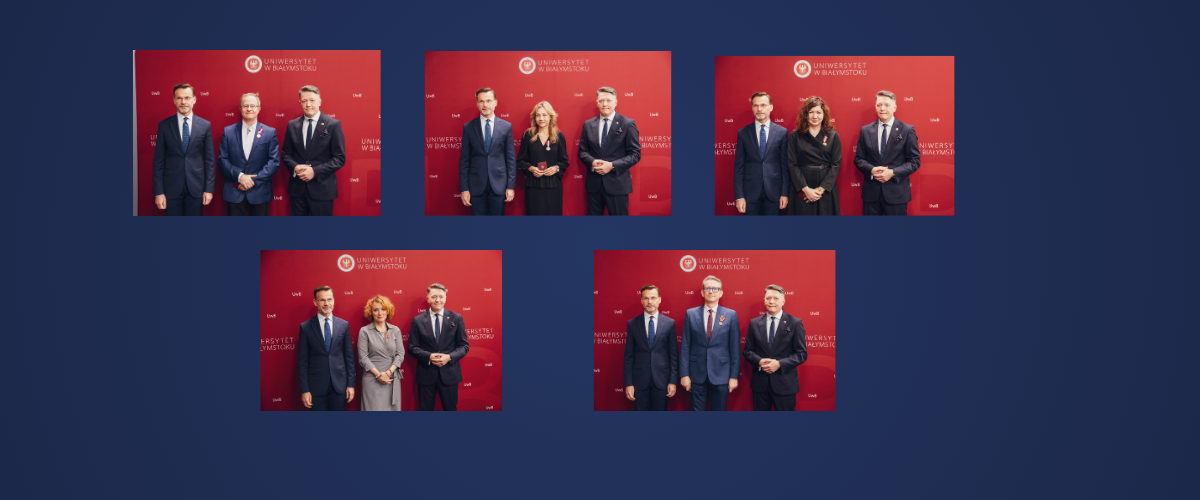 Pracownicy Wydziału Prawa UwB uhonorowani odznaczeniami państwowymi