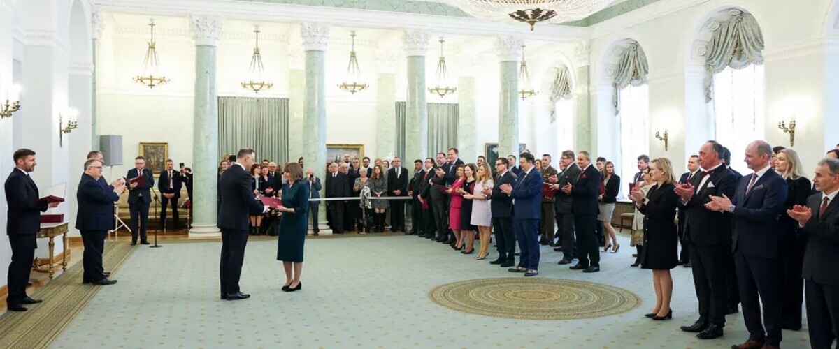 Nominacje profesorskie z rąk Prezydenta Rzeczypospolitej Polskiej Andrzeja Dudy.