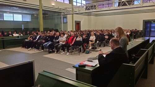  Udział Studentów Wydziału Prawa w symulacji rozprawy w ramach Dni Edukacji w Sądzie Rejonowym w Białymstoku