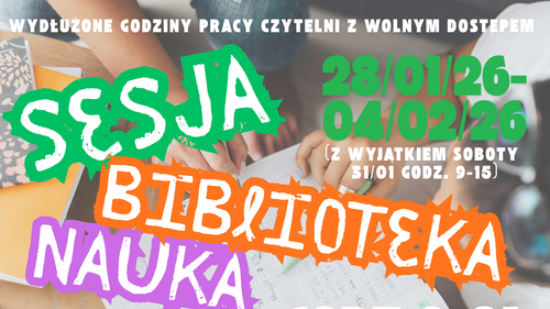 Nadchodzi sesja egzaminacyjna. Biblioteka Uniwersytecka wydłuża godziny otwarcia Czytelni