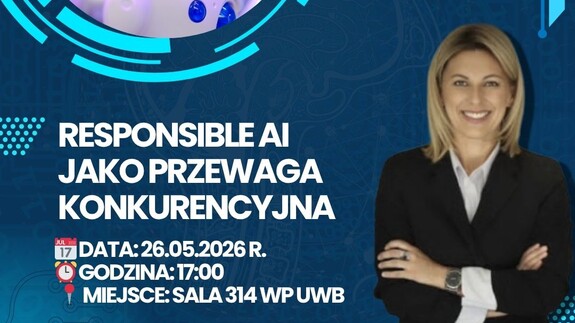 Certyfikowane szkolenie "Responsible AI jako przewaga konkurencyjna" - grafika promująca wydarzenie