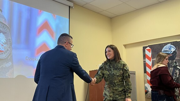 Wizyta studentów kierunku Bezpieczeństwo i Prawo w Podlaskim Oddziale Straży Granicznej