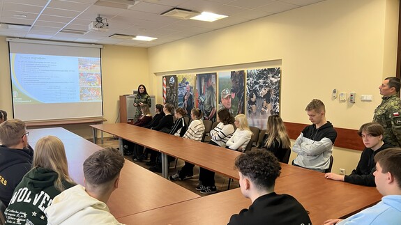 Wizyta studentów kierunku Bezpieczeństwo i Prawo w Podlaskim Oddziale Straży Granicznej