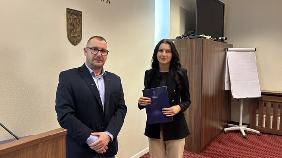 Dyplomy dla studentów najbardziej zaangażowanych w działalność wydziałowych kół naukowych