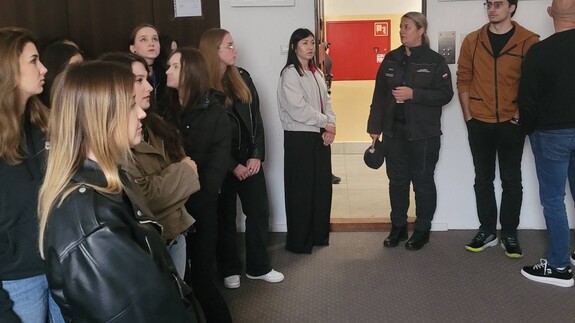 Zajęcia edukacyjne w Areszcie Śledczym dla student&oacute;w kierunku "Kryminologia" z Wydziału Prawa Uniwersytetu w Białymstoku