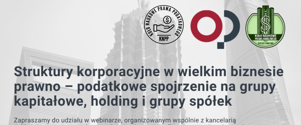 Struktury korporacyjne w wielkim biznesie prawno - podatkowe spojrzenie na grupy kapitałowe, holding