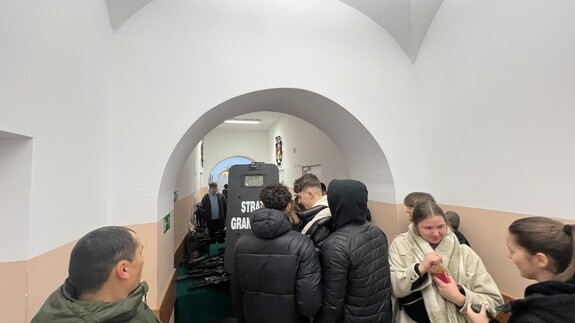 Wizyta studentów kierunku Bezpieczeństwo i Prawo w Podlaskim Oddziale Straży Granicznej