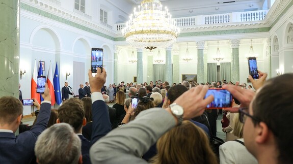 Prof. dr hab. Adam Doliwa z Wydziału Prawa UwB odebrał z rąk Prezydenta Rzeczypospolitej Polskiej Andrzeja Dudy nominację profesorską