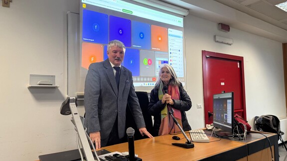 Prof. dr hab. Piotr Niczyporuk na stażu w Uniwersytecie E-Campus w Rzymie