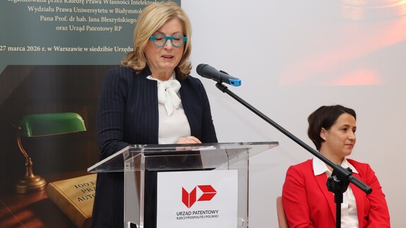  Prezes Urzędu Patentowego RP dr hab. Ewa Skrzydło-Tefelska