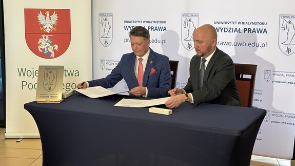 Rektor Uniwersytetu w Białymstoku i Marszałek Wojew&oacute;dztwa Podlaskiego podpisali list intencyjny w sprawie wspierania inicjatywy utworzenia w Białymstoku pełnomocnika terenowego Rzecznika Praw Obywatelskich