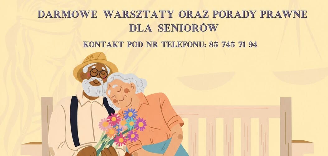 Studencka Poradnia Prawna - Pracownia Wydziału Prawa UwB wykonawcą projektu pt. "Z prawem na Ty - program edukacyjny dla seniorów cz. II"