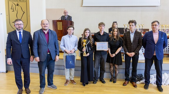 Finał XIII Og&oacute;lnopolskiej Olimpiady Wiedzy o Unii Europejskiej na Wydziale Prawa Uniwersytetu w Białymstoku - fotorelacja