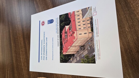 Relacja z 12th International PhD Students’ Conference on Competition Law: Developments in Antitrust Liability