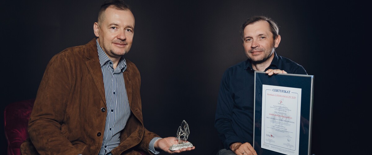 prof. Maciej Perkowski i Adam Kujawa