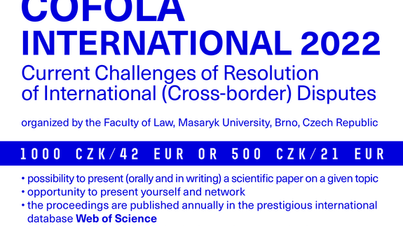 Conference for Young Lawyers "COFOLA International 2022"