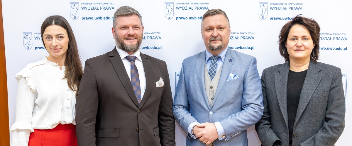 Podpisanie porozumienia pomiędzy Wydziałem Prawa UwB a Izbą Komorniczą w Białymstoku