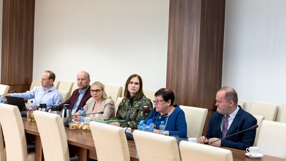 Spotkanie w formule okrągłego stołu pt.: &bdquo;Prawo blisko obywatela - Punkt RPO na Wydziale Prawa UwB jako przestrzeń wsp&oacute;łpracy, edukacji i dobrej administracji&rdquo; na Wydziale Prawa UwB (foto: Bartłomiej Gawron)