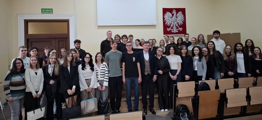 Spotkanie z sędzią Sądu Najwyższego - Bohdanem Bieńkiem na Wydziale Prawa UwB