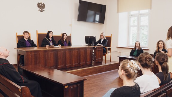 Regularne symulacje rozpraw sądowych na Wydziale Prawa UwB