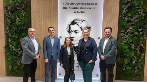 Dzień Europy w I LO w Kolnie z Wydziałem Prawa UwB