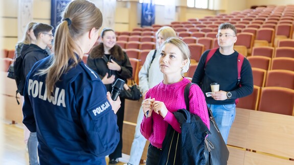 Przedstawiciele Komendy Stołecznej Policji z wizytą na Wydziale Prawa Uniwersytetu w Białymstoku