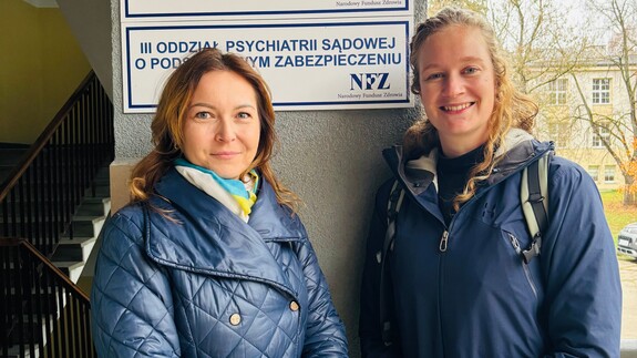 Dr Goldberg i prof. Kużelewska z wizytą w Samodzielnym Publicznym Psychiatrycznym Zakładzie Opieki Zdrowotnej w Choroszczy