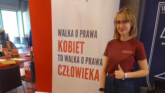 stoisko Koła Naukowego Praw Kobiet