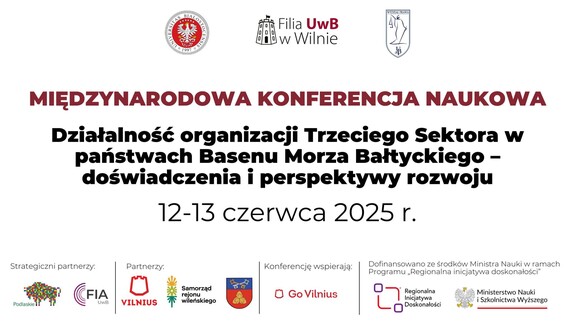 Działalność organizacji Trzeciego Sektora w państwach Basenu Morza Bałtyckiego – doświadczenia i perspektywy rozwoju