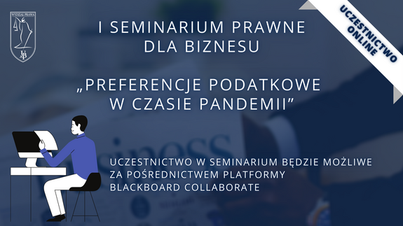 I Seminarium Prawne dla Biznesu - dostęp do platformy Blackboard Collaborate