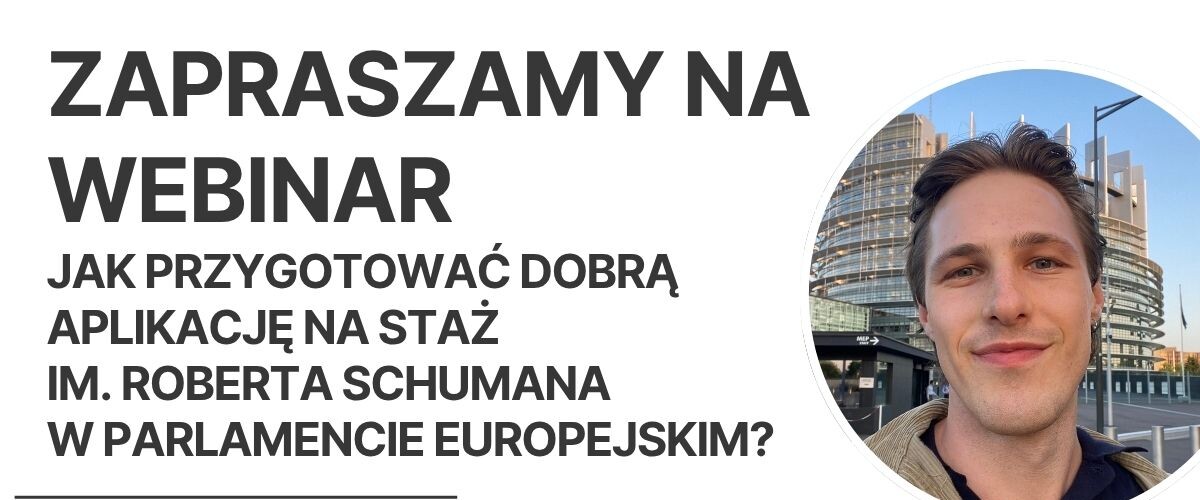 Jak skutecznie przygotować się do stażu Schumana? MSZ zaprasza na bezpłatny webinar